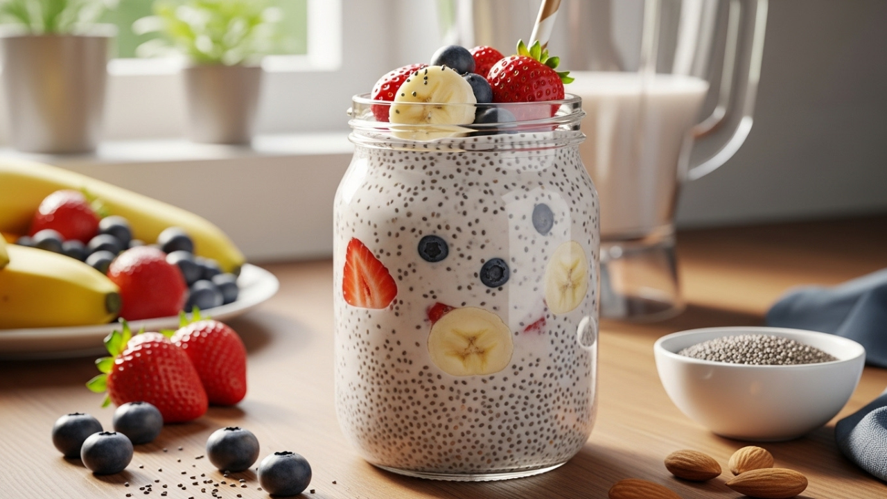 Chia Seeds in Fruit Smoothies