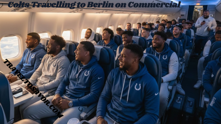 Colts Travelling to Berlin on Commercial