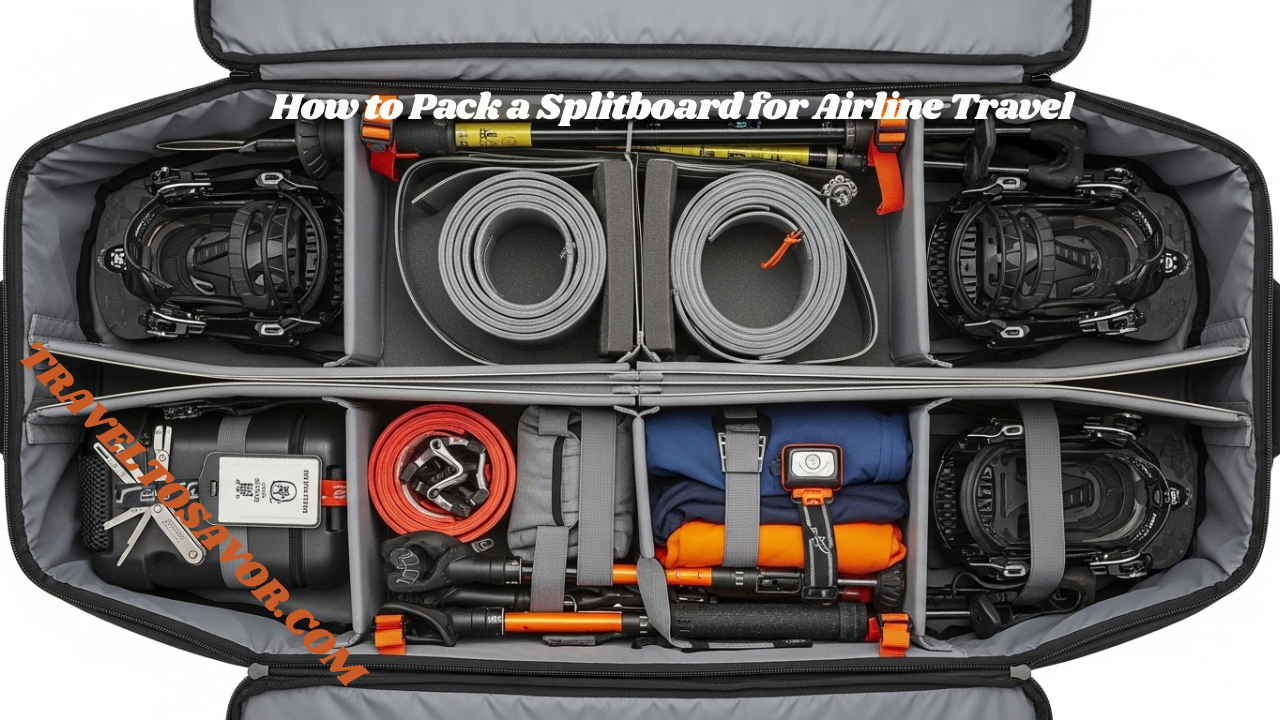 How to Pack a Splitboard for Airline Travel