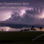 Multiple Severe Thunderstorm Alerts Issued for South Carolina Counties