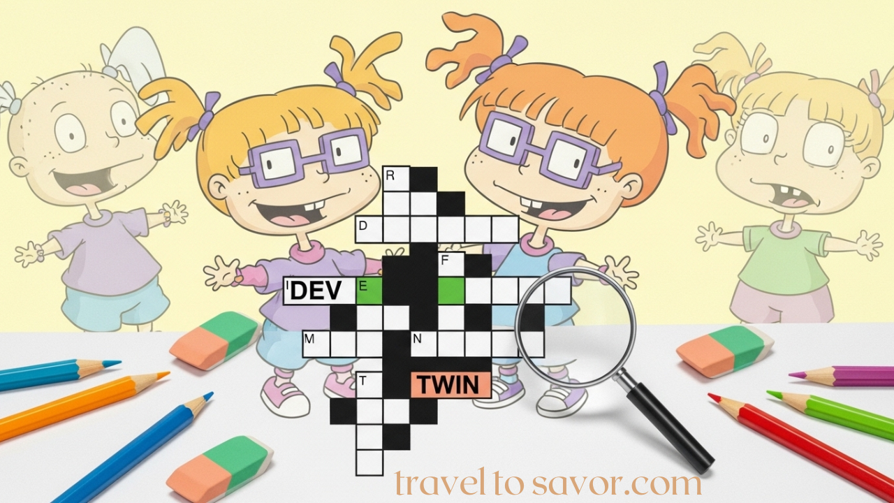 Phil or Lil Crossword of Rugrats