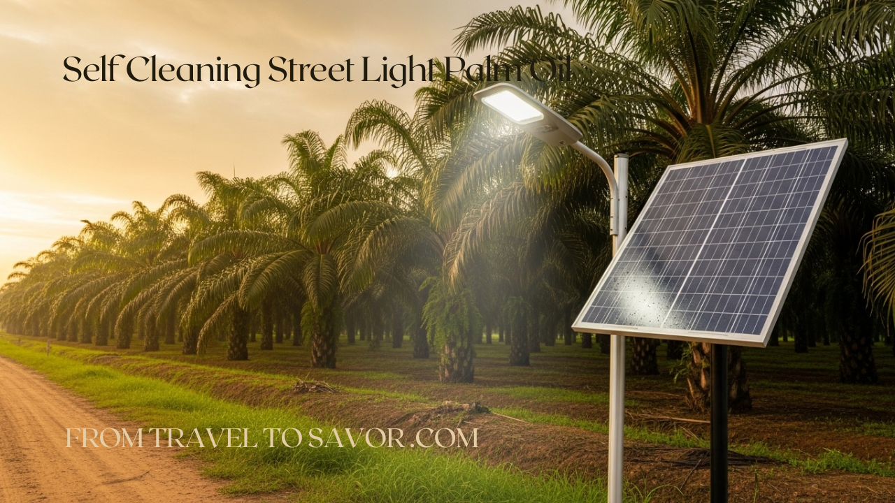 Self Cleaning Street Light Palm Oil
