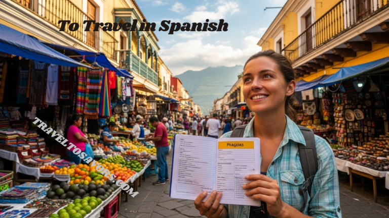 To Travel in Spanish